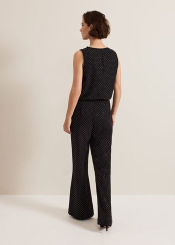 Phase Eight Samantha Hotfix Tailored Trousers Black Australia | ND1683079